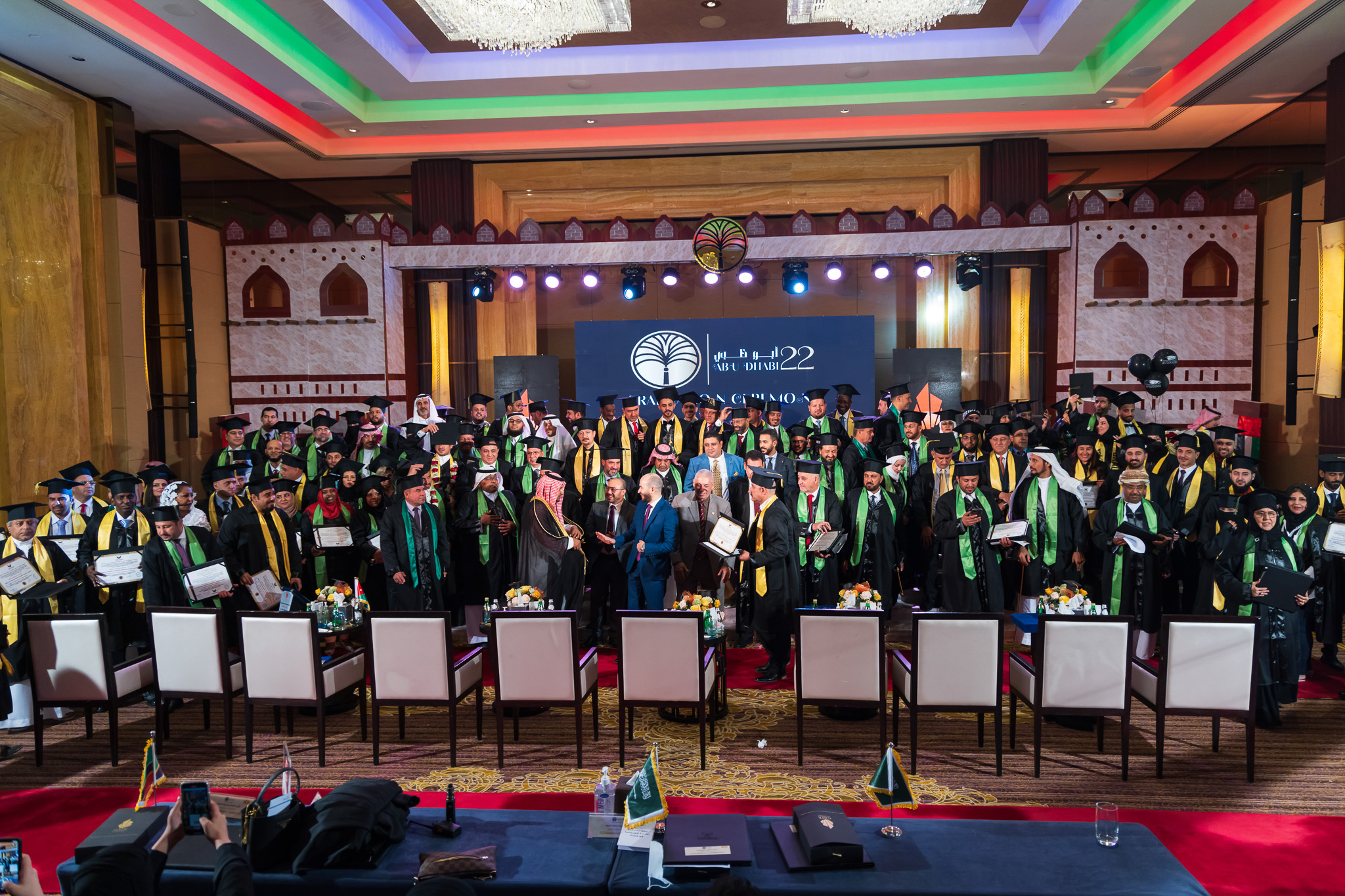 Holders of master's, doctoral, and fellowship degrees